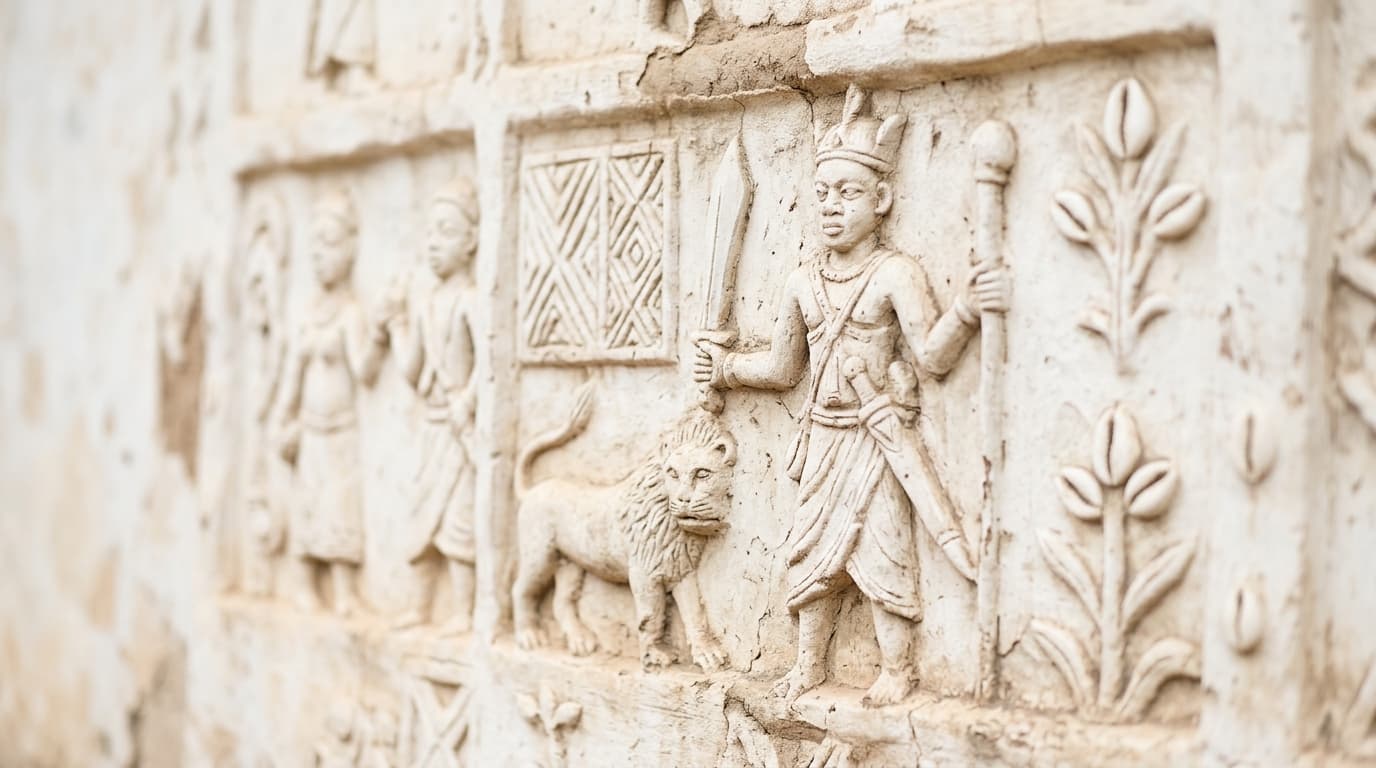 Bas-relief du palais royal d'Abomey