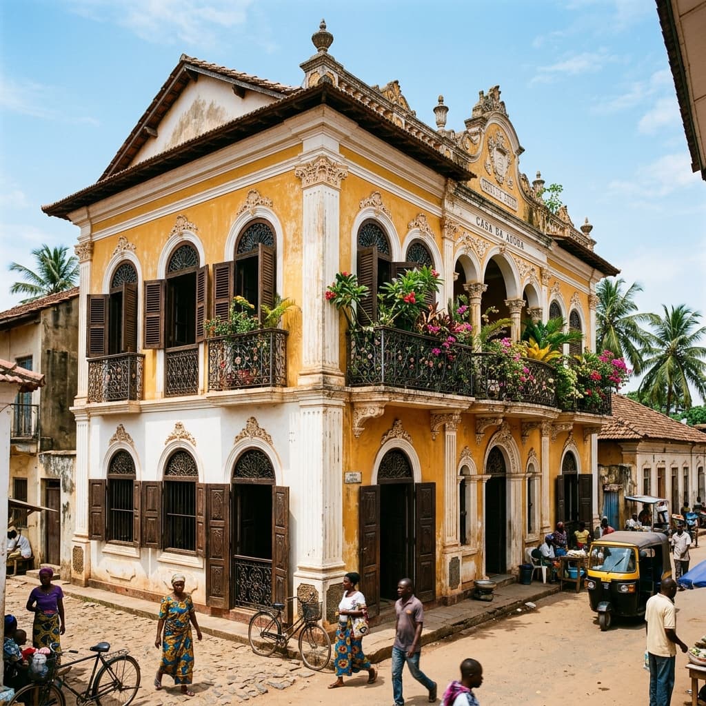Maison de maître Aguda à Porto-Novo